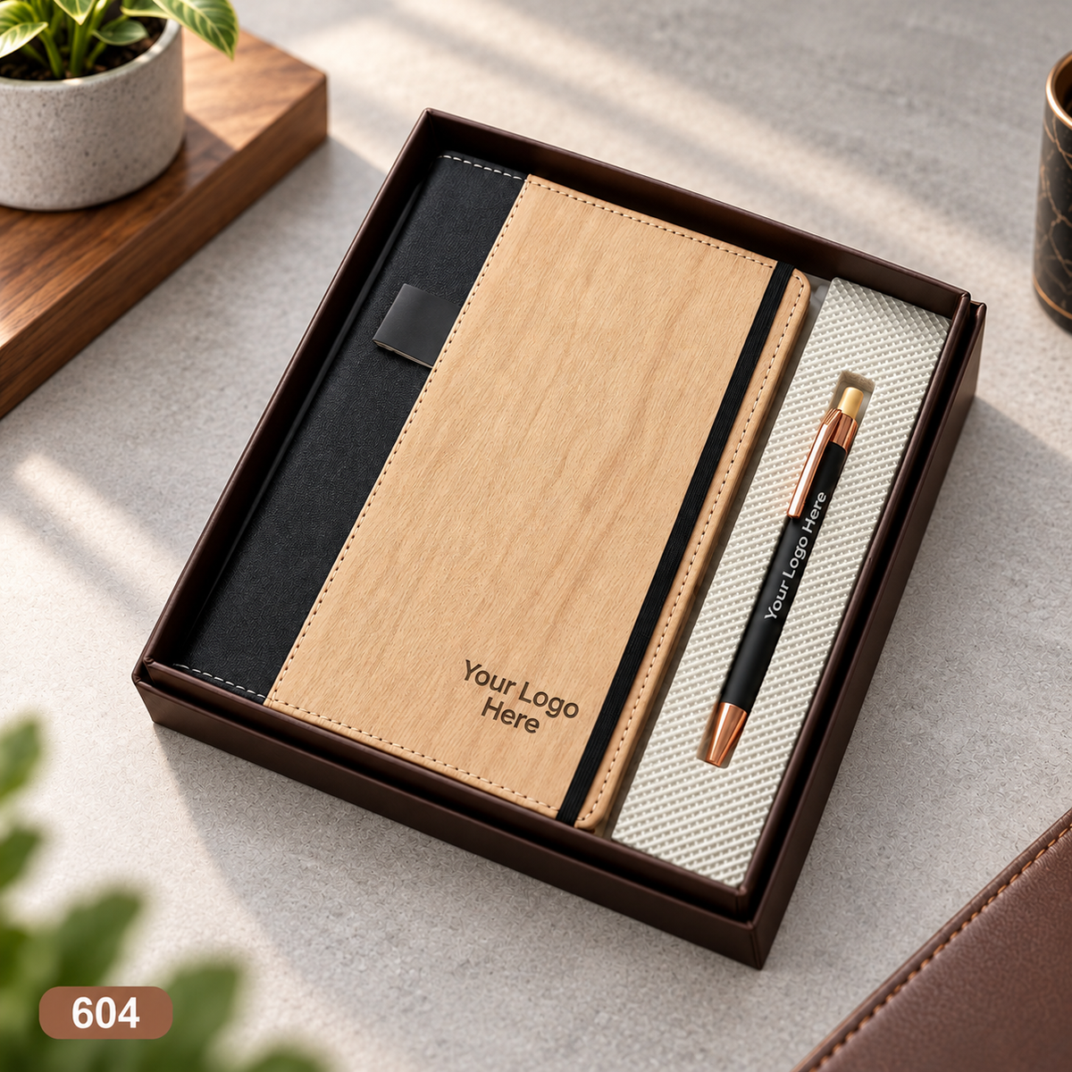 Customized 2-in-1 Notebook & Pen Gift Sets | Corporate Gifting | MOQ 25