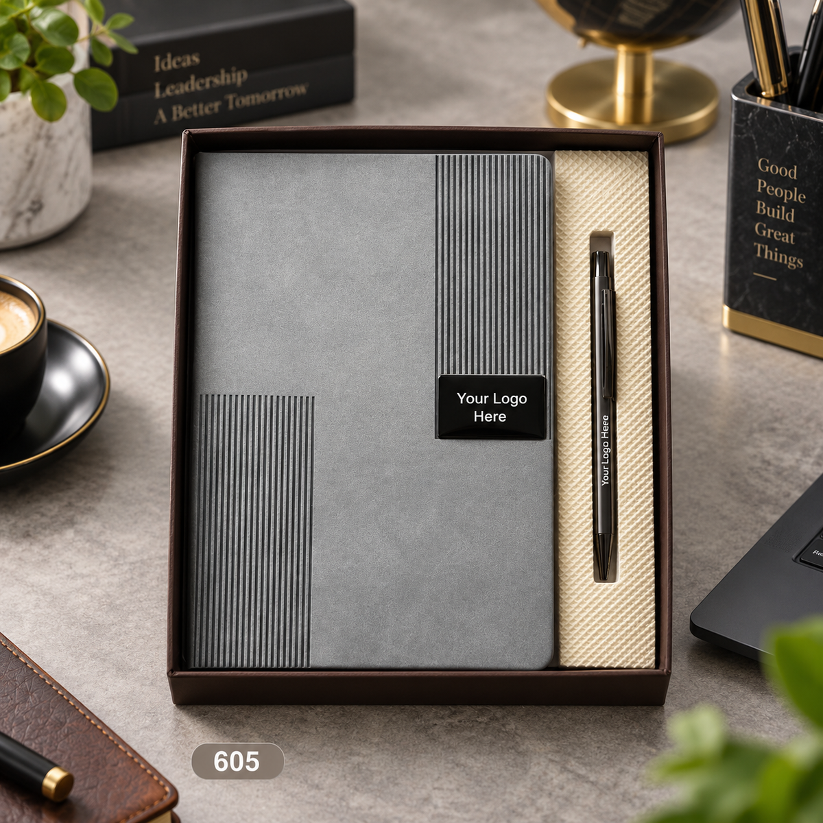 Customized 2-in-1 Notebook & Pen Gift Sets | Corporate Gifting | MOQ 25