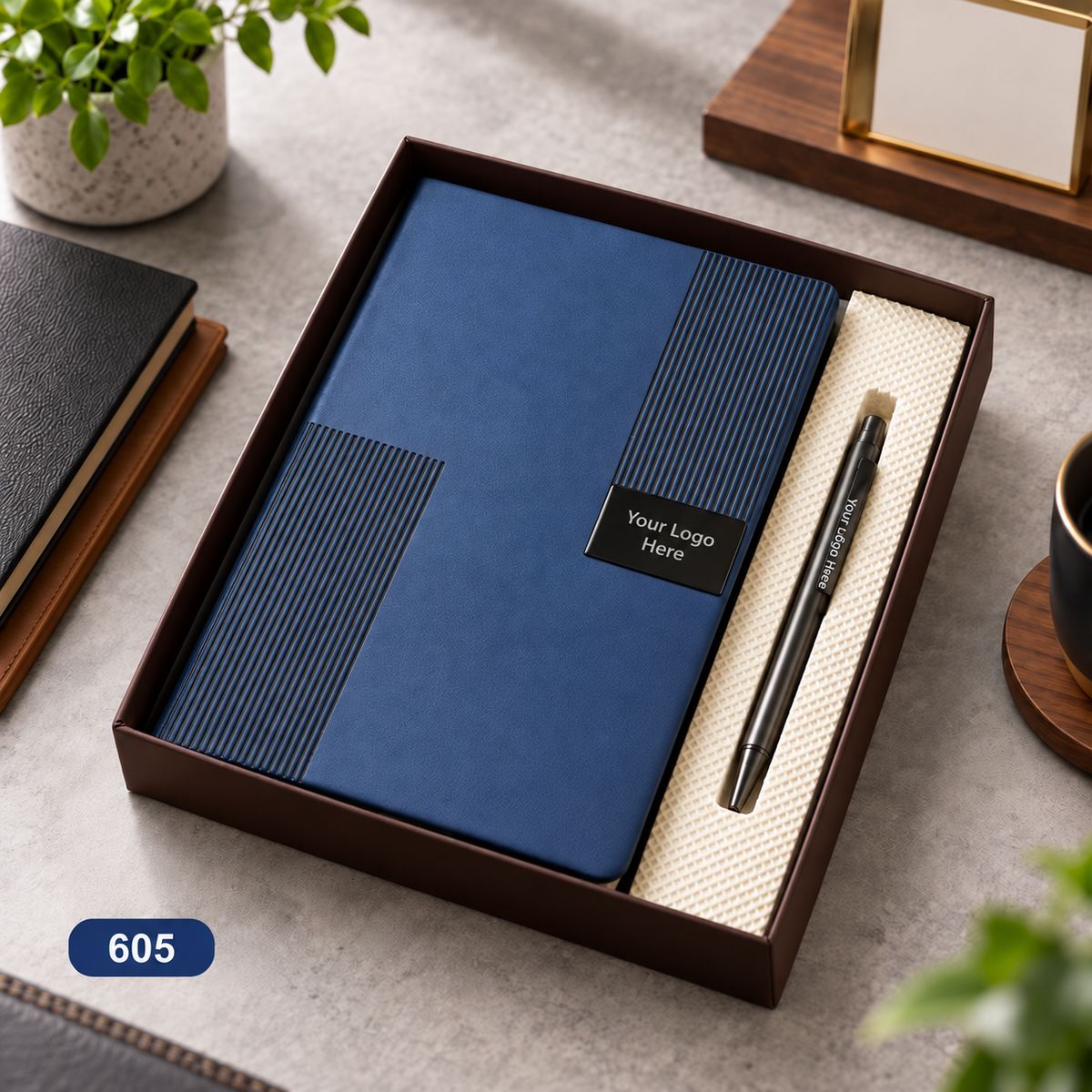 Customized 2-in-1 Notebook & Pen Gift Sets | Corporate Gifting | MOQ 25