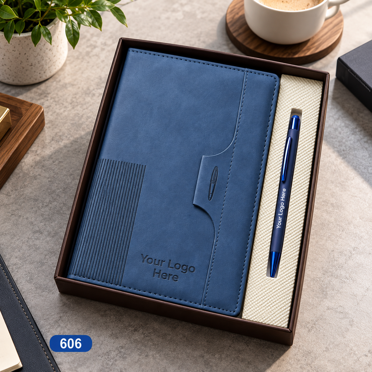 Customized 2-in-1 Notebook & Pen Gift Sets | Corporate Gifting | MOQ 25