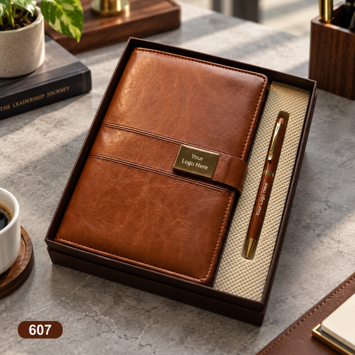 Customized 2-in-1 Notebook & Pen Gift Sets | Corporate Gifting | MOQ 25