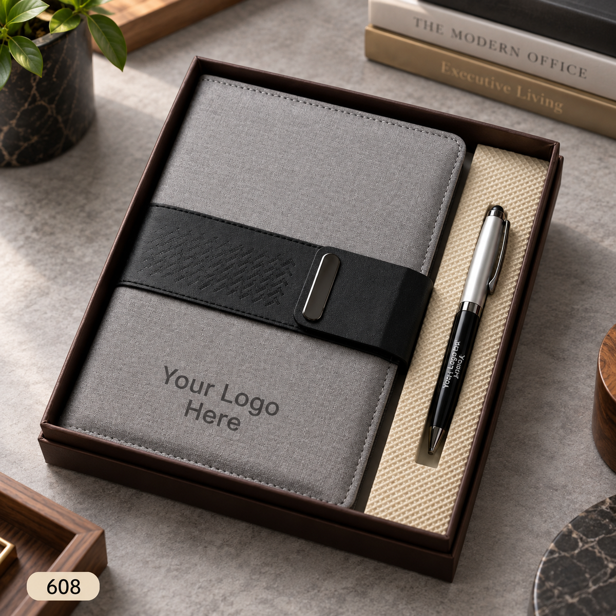 Customized 2-in-1 Notebook & Pen Gift Sets | Corporate Gifting | MOQ 25