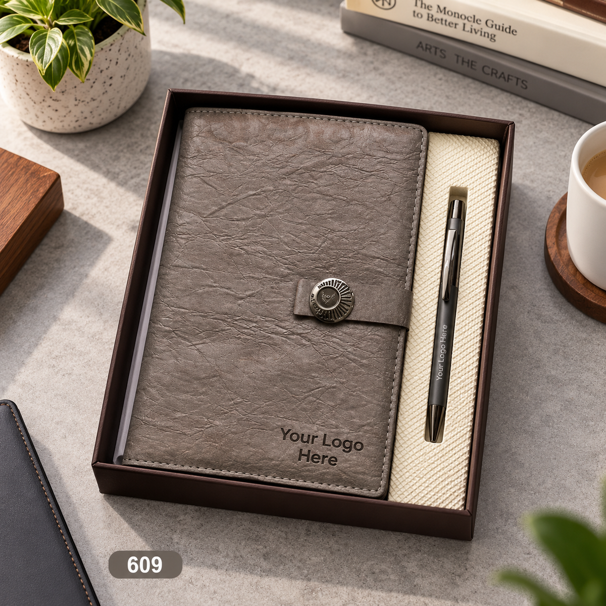 Customized 2-in-1 Notebook & Pen Gift Sets | Corporate Gifting | MOQ 25
