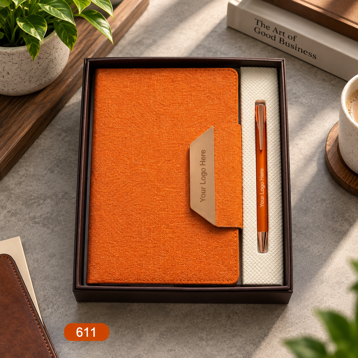 Customized 2-in-1 Notebook & Pen Gift Sets | Corporate Gifting | MOQ 25