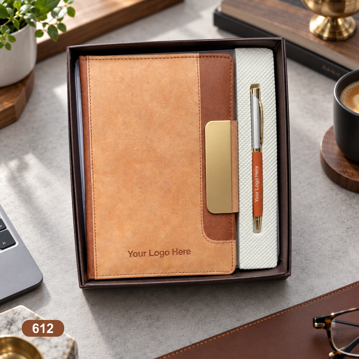 Customized 2-in-1 Notebook & Pen Gift Sets | Corporate Gifting | MOQ 25