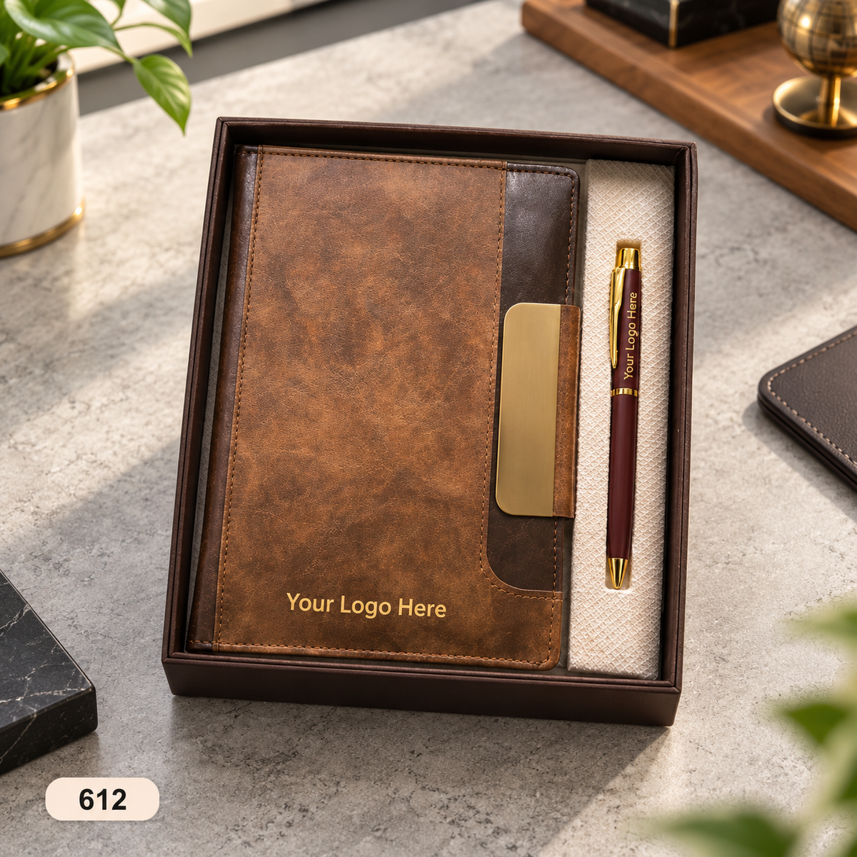 Customized 2-in-1 Notebook & Pen Gift Sets | Corporate Gifting | MOQ 25