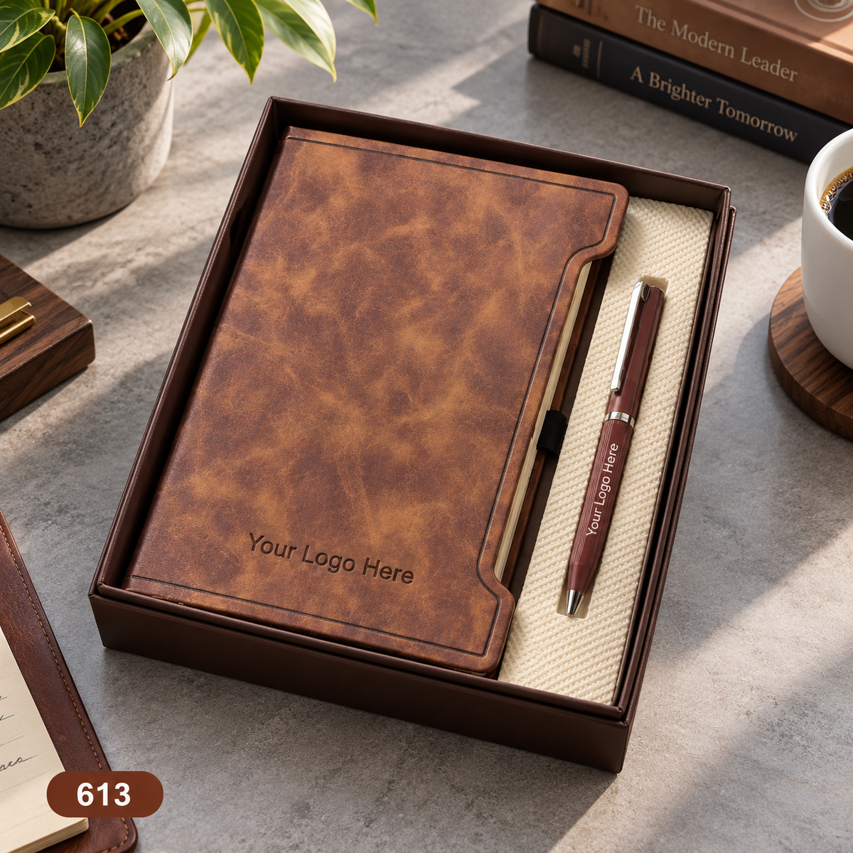 Customized 2-in-1 Notebook & Pen Gift Sets | Corporate Gifting | MOQ 25