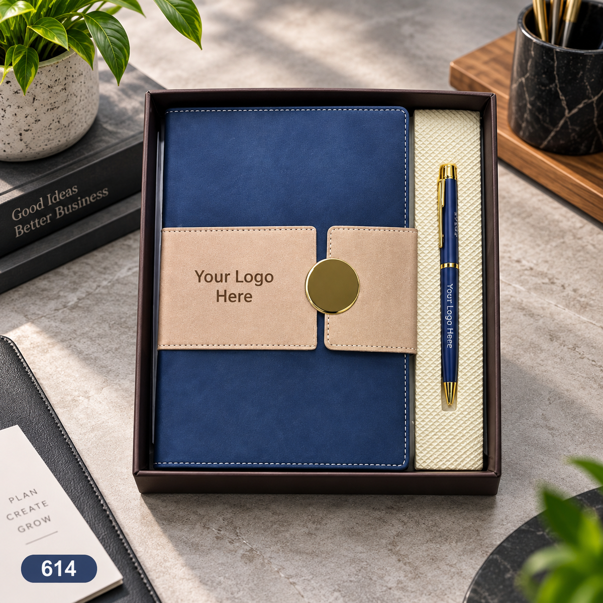 Customized 2-in-1 Notebook & Pen Gift Sets | Corporate Gifting | MOQ 25