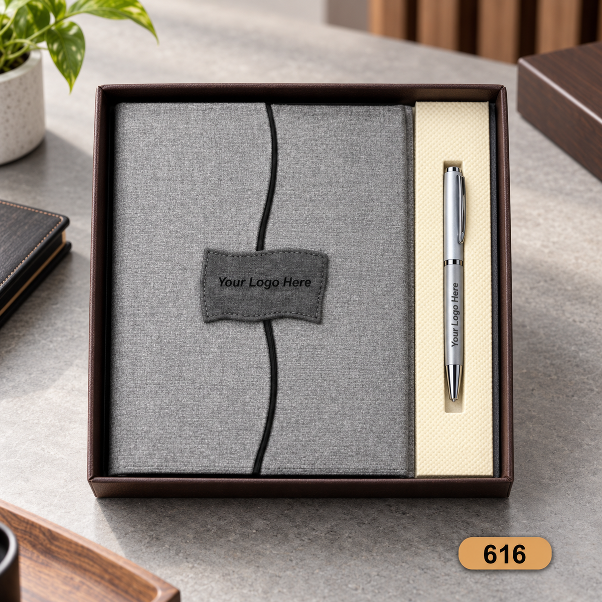 Customized 2-in-1 Notebook & Pen Gift Sets | Corporate Gifting | MOQ 25