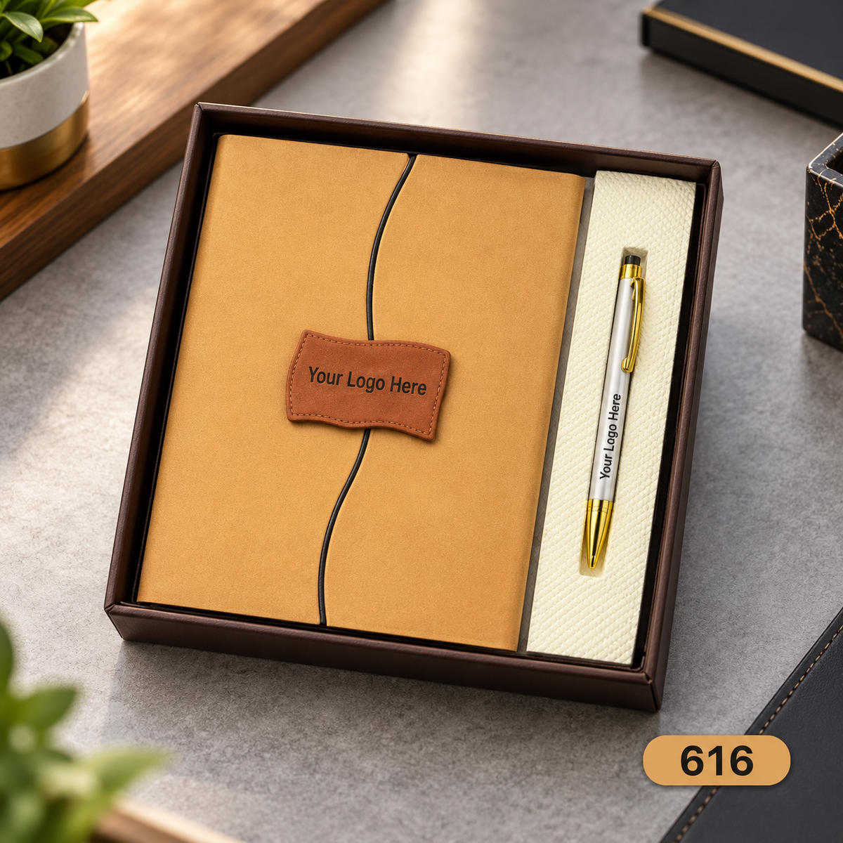 Customized 2-in-1 Notebook & Pen Gift Sets | Corporate Gifting | MOQ 25