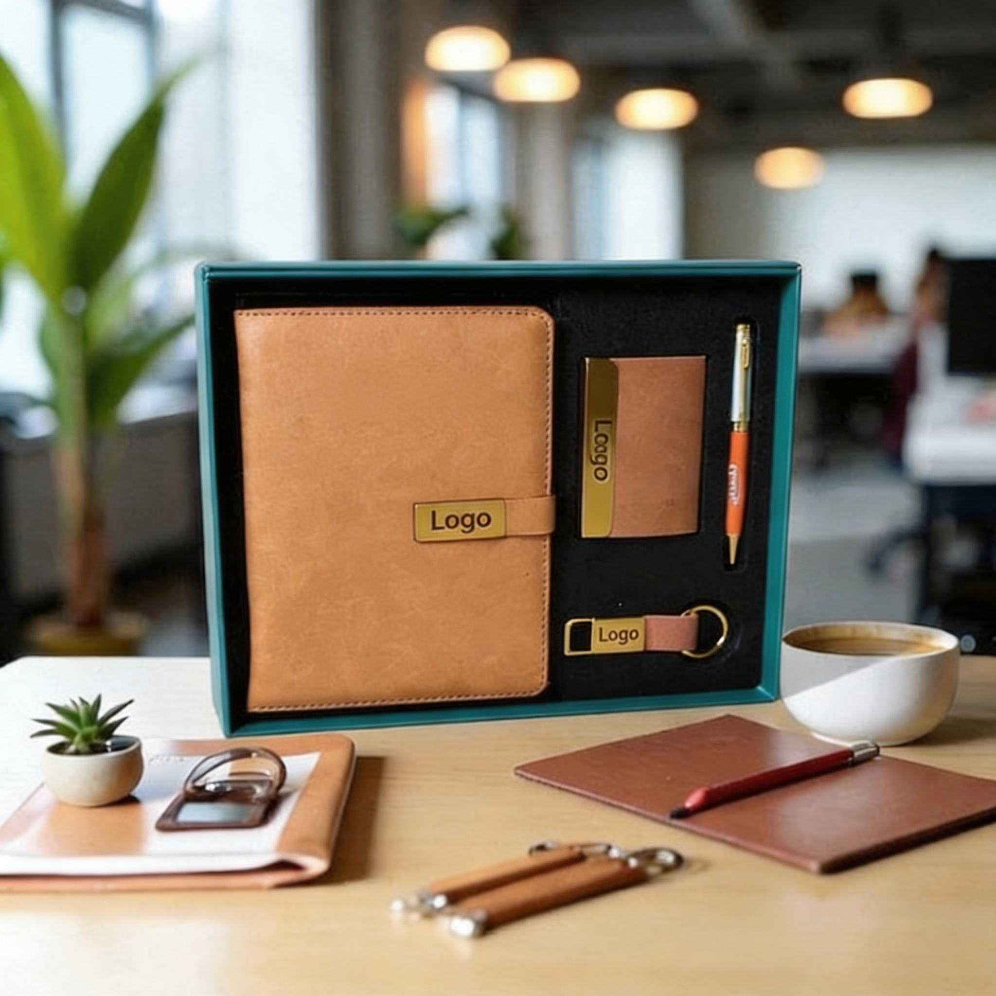 Custom 4 in 1 Corporate Gifting Notebook Set