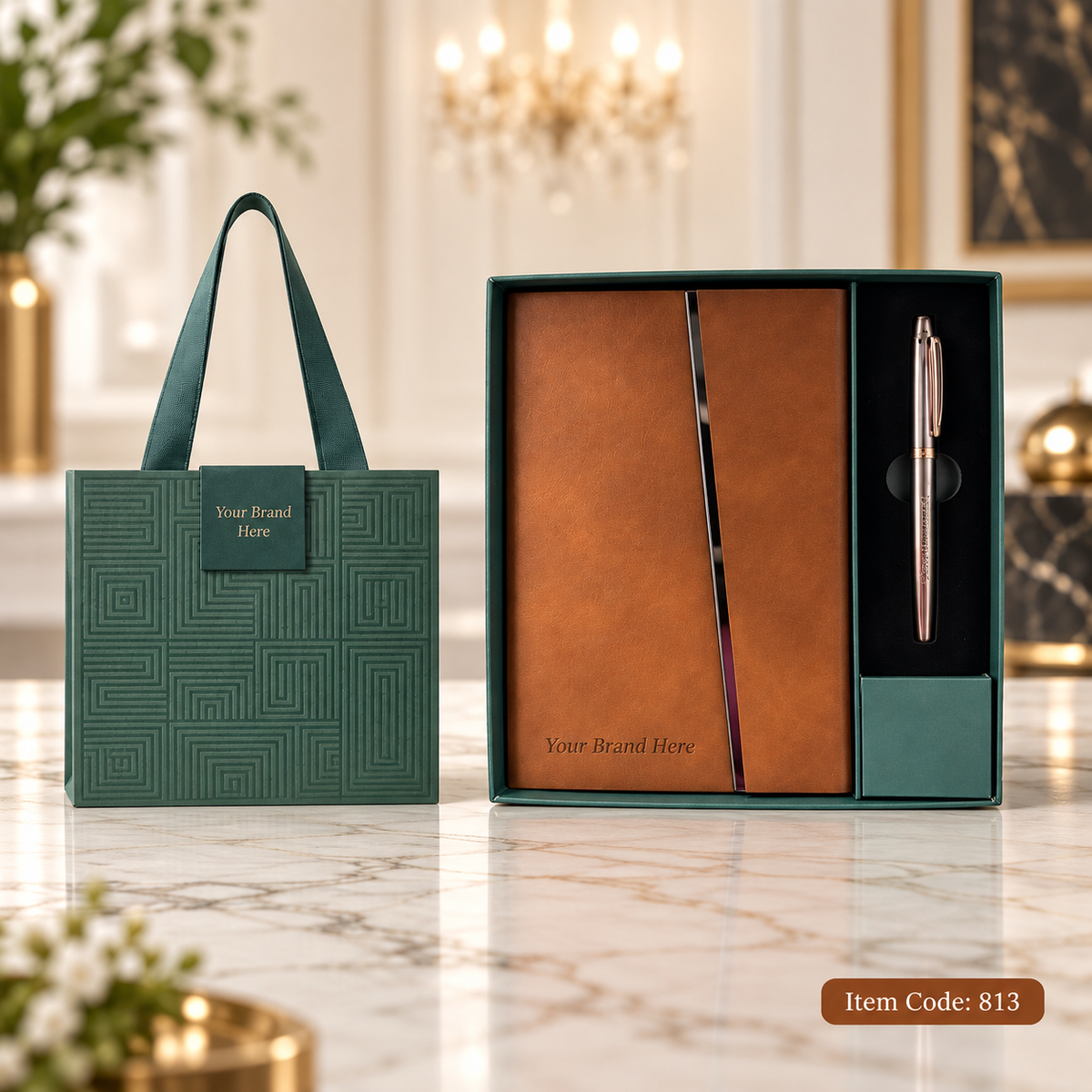 Premium Notebook Sets – 2-in-1 Notebook & Pen Corporate Gift Set