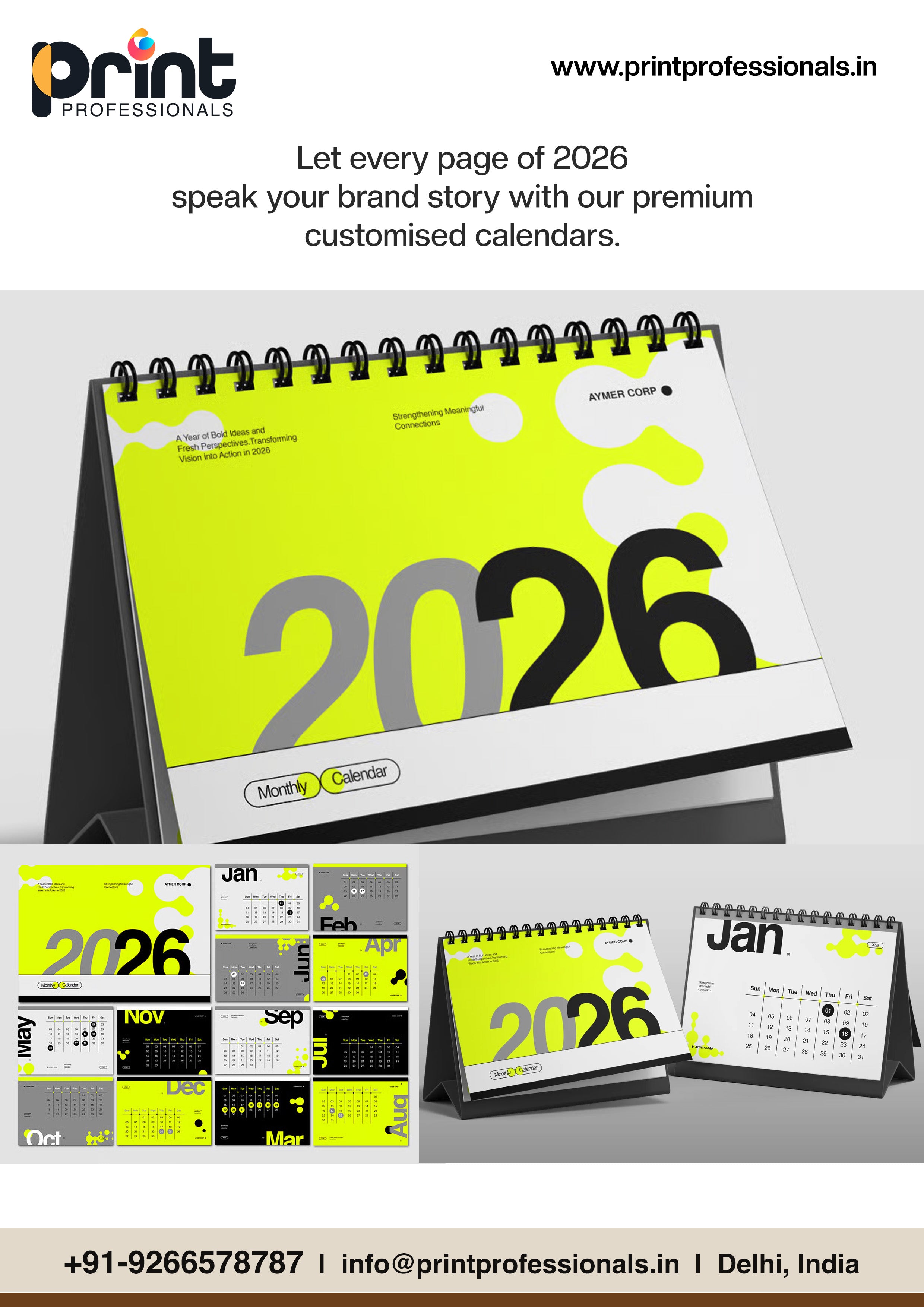 Custom Calendar 2026