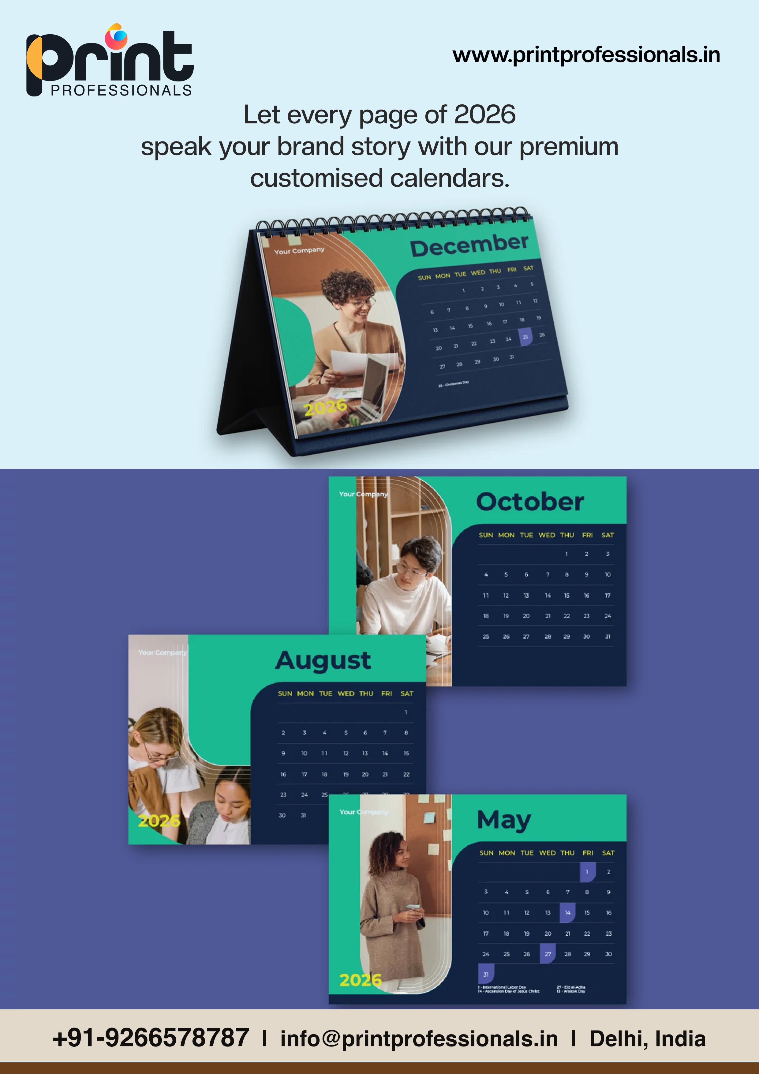 Custom Calendar 2026