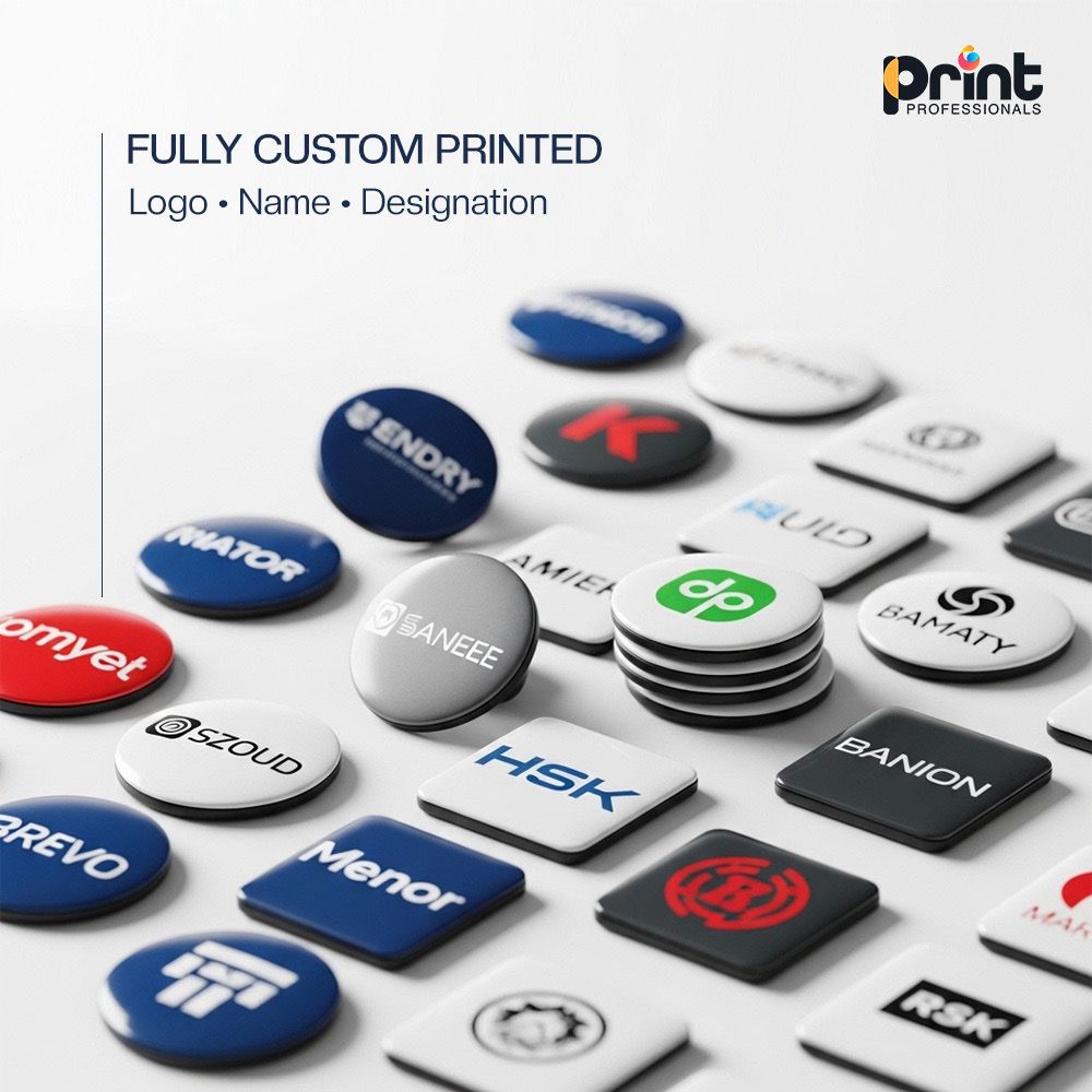 Custom Premium Magnetic Badges