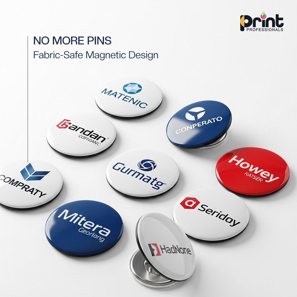 Custom Premium Magnetic Badges