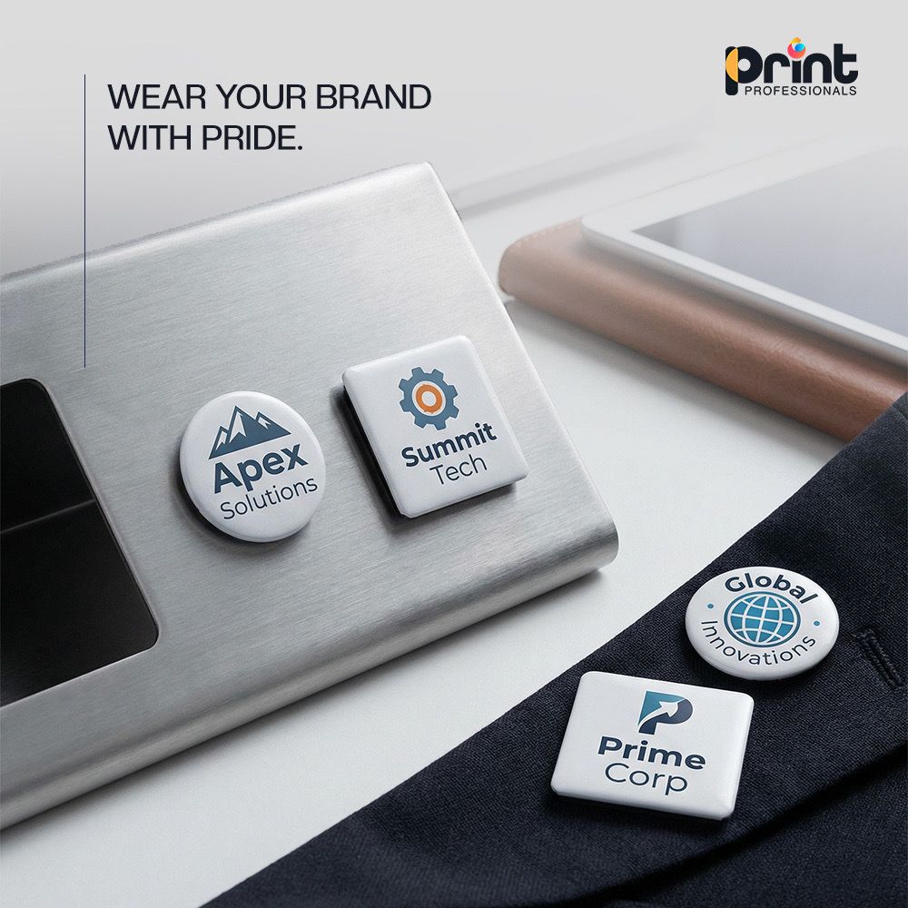 Custom Premium Magnetic Badges