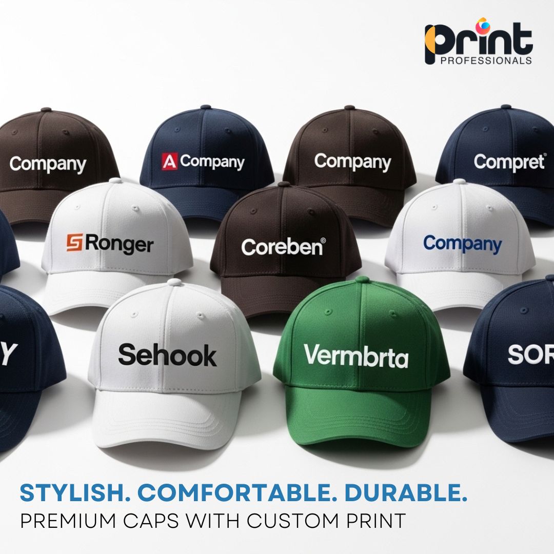 Customized Caps With Your Company Logo