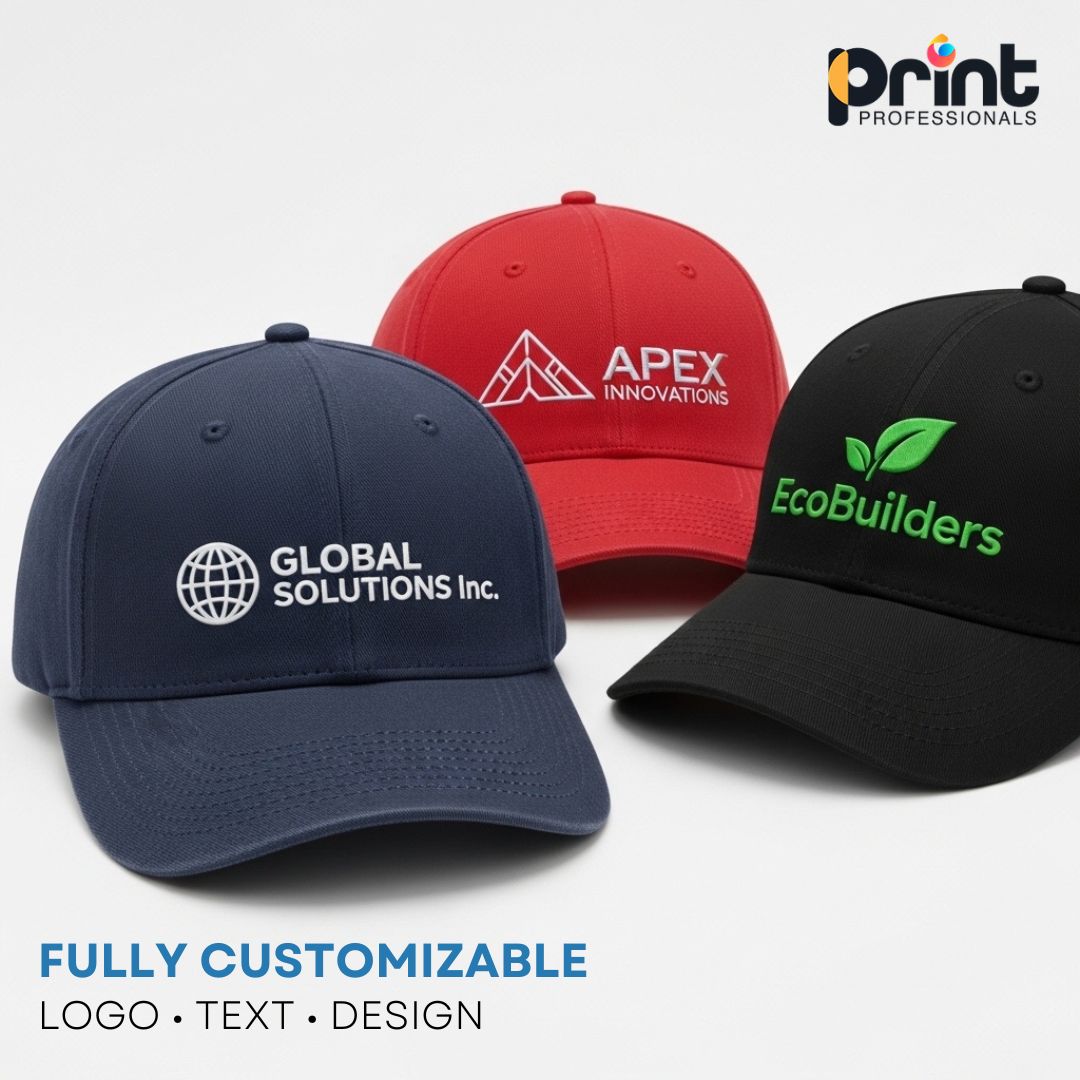 Customized Caps With Your Company Logo