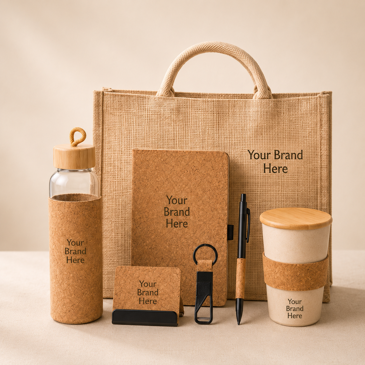 Custom Branded Eco-Friendly 7-in-1 Corporate Gift Set
