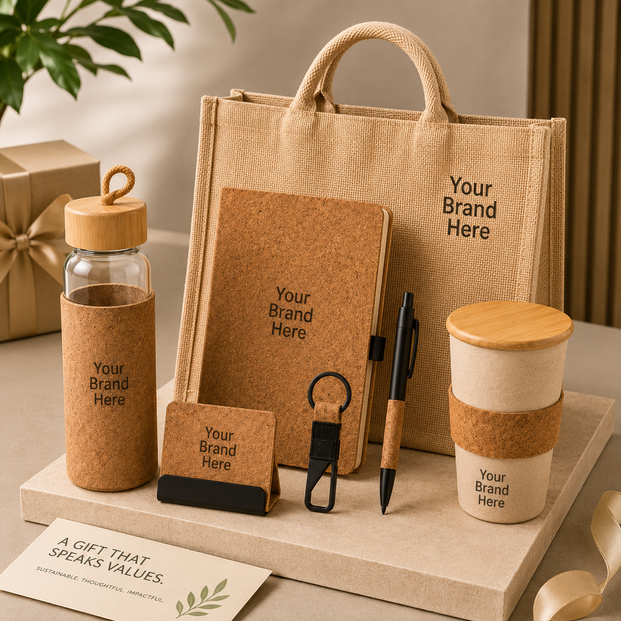 Custom Branded Eco-Friendly 7-in-1 Corporate Gift Set