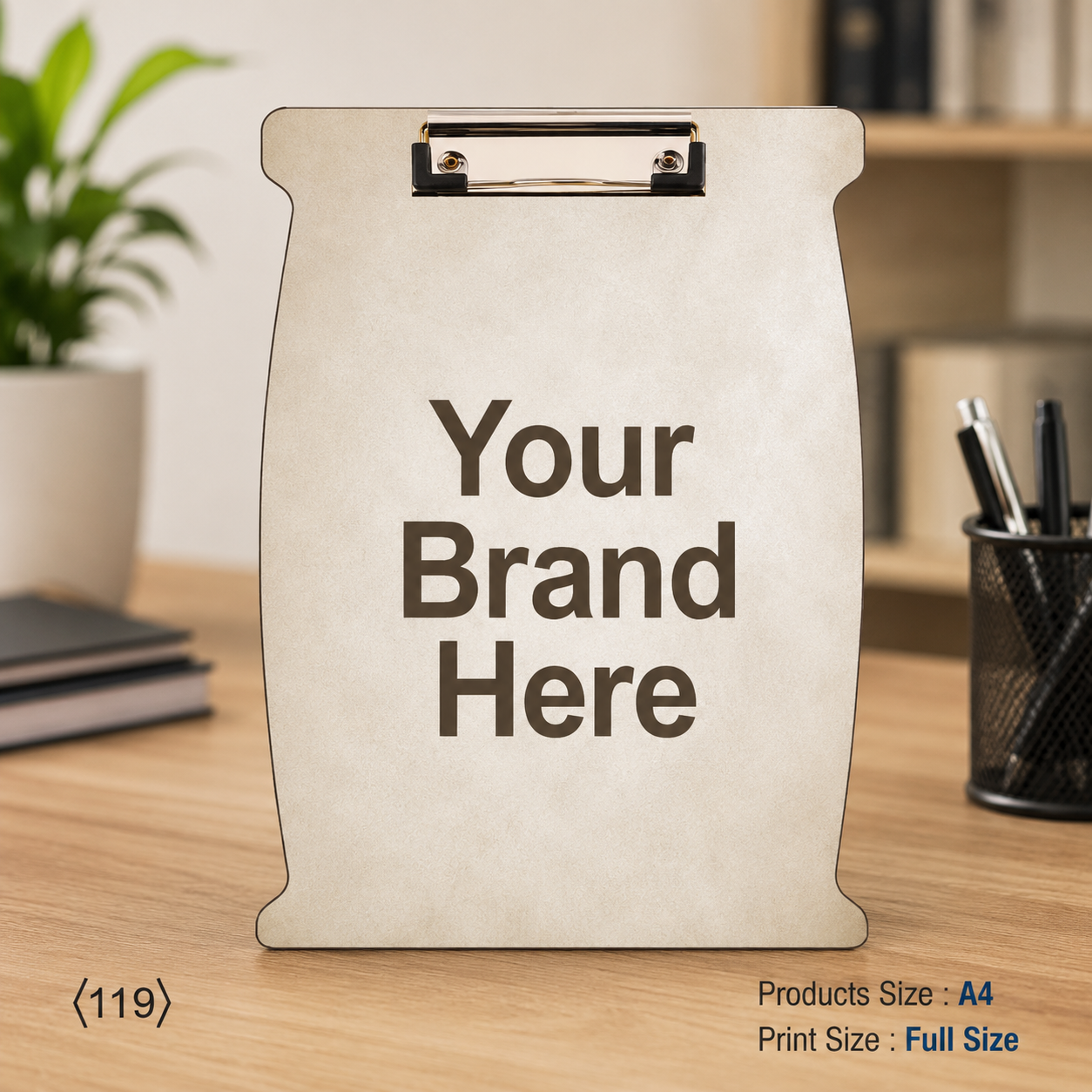 Custom Printed MDF Clipboard for Corporate Branding