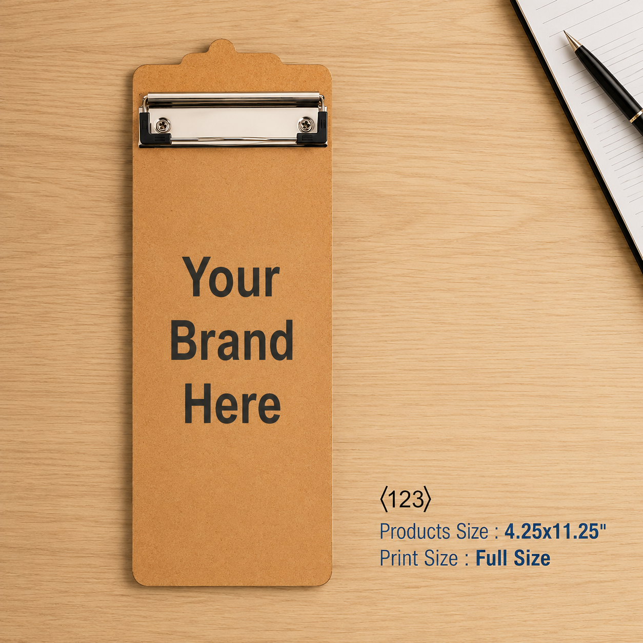 Custom Printed MDF Clipboard for Corporate Branding