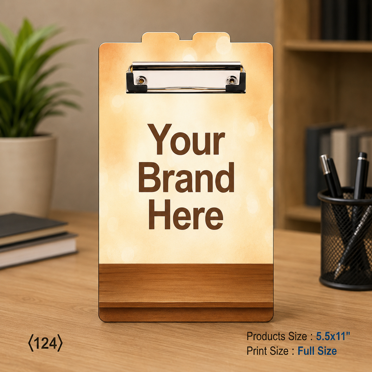 Custom Printed MDF Clipboard for Corporate Branding