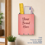Custom Printed MDF Key Hanger with Logo – Wall-Mounted Promotional Gift