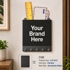 Custom Printed MDF Key Hanger with Logo – Wall-Mounted Promotional Gift