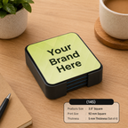 Custom Printed Coasters with Logo – MDF & Plastic Promotional Coasters