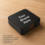 Custom Printed Coasters with Logo – MDF & Plastic Promotional Coasters