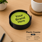 Custom Printed Coasters with Logo – MDF & Plastic Promotional Coasters