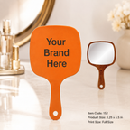 Custom Printed MDF Hand Mirror with Logo – Promotional & Corporate Gift