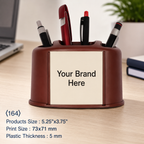 Custom Printed MDF & Plastic Pen Stand with Logo – Personalised Desk Organiser