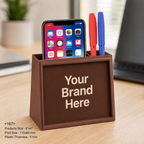 Custom Printed MDF & Plastic Pen Stand with Logo – Personalised Desk Organiser