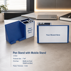 Custom Printed MDF & Plastic Pen Stand with Logo – Personalised Desk Organiser