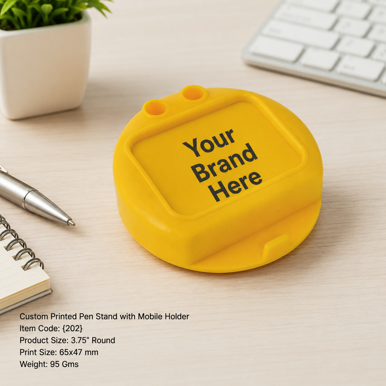 Custom Printed Pen Stand with Mobile Holder