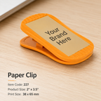 Custom Printed Promotional Paper Clip & Document Holder