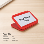 Custom Printed Promotional Paper Clip & Document Holder
