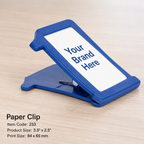 Custom Printed Promotional Paper Clip & Document Holder