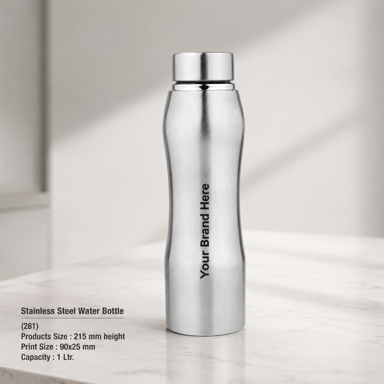 Custom Printed Stainless Steel Water Bottle
